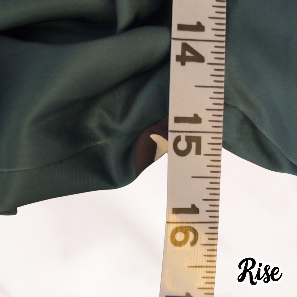 WKND CHASERS Chalk it Up 8 Ball Pants Wide Leg Palazzo Pants Teal Green Size 2XL - Picture 9 of 9